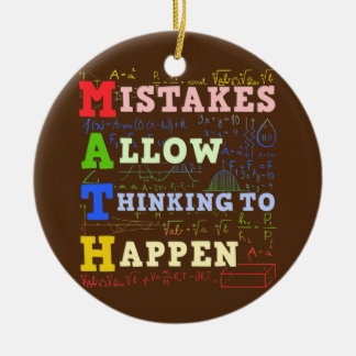 Adorno De Cerámica Matemáticas de Maestros Math Student Mathematics