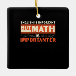 Adorno De Cerámica Matemáticas Es Importante