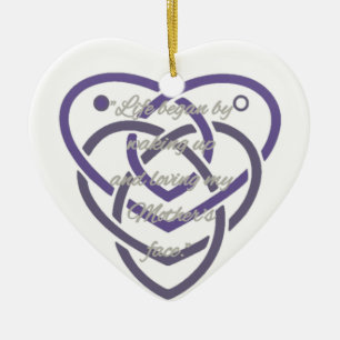 Adorno De Cerámica Maternidad celta Knot