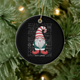 Adorno De Cerámica Math Gnome Navidades de grupo de correspondencia f