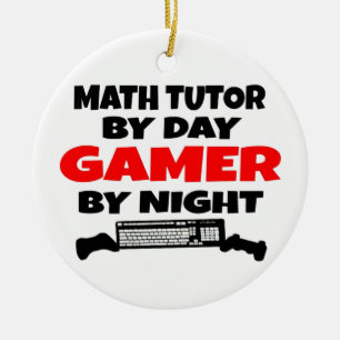 Adorno De Cerámica Math Tutor Gamer