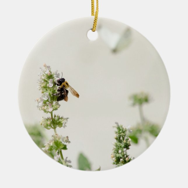 Adorno De Cerámica Matices y moscas (Frente)