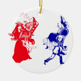 Adorno De Cerámica matrimonio victoriano divertido