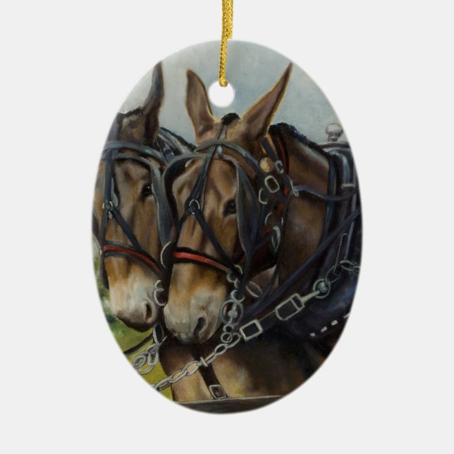 Adorno De Cerámica Maude y Maddie (Frente)