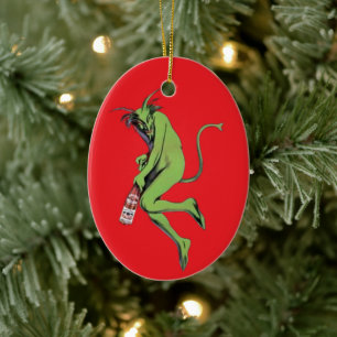 Adorno De Cerámica Maurin Quina Green Devil