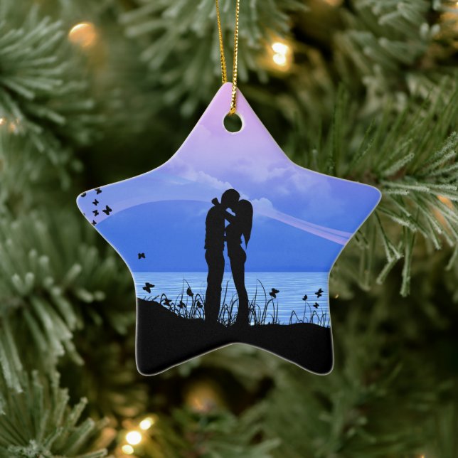 Adorno De Cerámica Me das mariposas (Árbol)