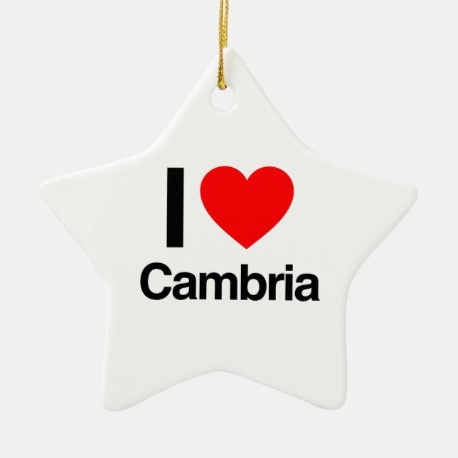 Adorno De Cerámica me encanta cambria (Frente)