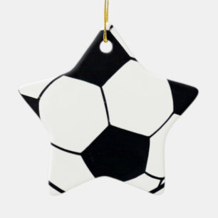 Adorno De Cerámica Me encanta el fútbol (fútbol) Corazón del juego: m