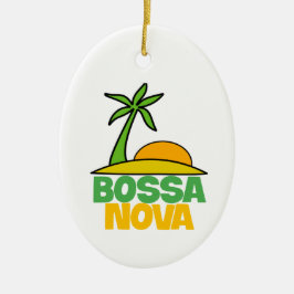 Adorno De Cerámica Me encanta el regalo de Bossa Nova para los amante