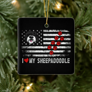 Adorno De Cerámica Me encanta el regalo de la dueña de mi perro de Sh