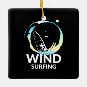 Adorno De Cerámica Me encanta el windsurf