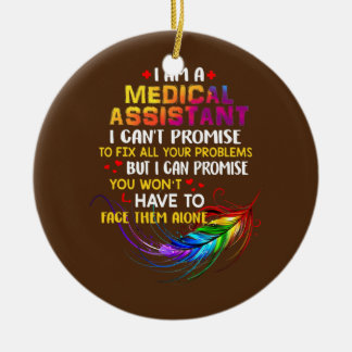 Adorno De Cerámica Me encanta ser asistente médico