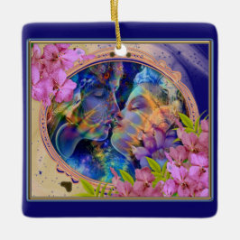 Adorno De Cerámica Me encanta tu botella de agua aislada