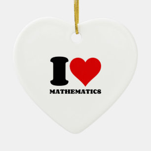 ADORNO DE CERÁMICA ME ENCANTAN LAS MATEMÁTICAS