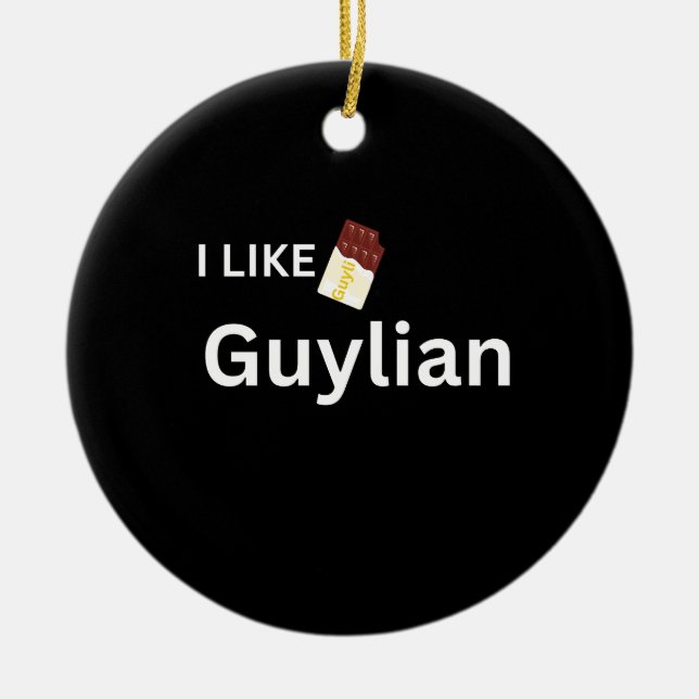 Adorno De Cerámica me gusta guylian (Frente)