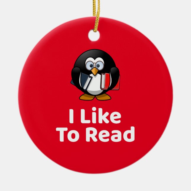 Adorno De Cerámica Me Gusta Leer (Frente)