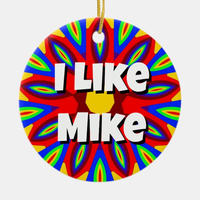 Adorno De Cerámica Me Gusta Mike (Frente)