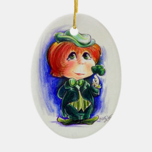 Adorno De Cerámica ¡¡Me Haces Sonreír A Los Ojos Irlandeses!! Ornamen