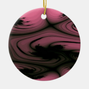 Adorno De Cerámica Medallón de Swirls Gótico