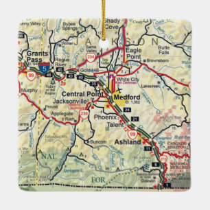 Adorno De Cerámica Medford OR Map