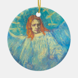 Adorno De Cerámica Media figura de un ángel de Vincent van Gogh