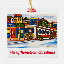 Adorno De Cerámica Media, Pennsylvania 2025 Hometown Ornament