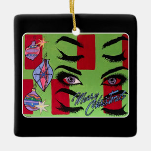 Adorno De Cerámica ¡Mediados de siglo 'Santa abstracto moderno, bebé!