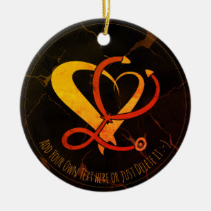 Adorno De Cerámica Médica, enfermera, paramédico, plantilla de regalo