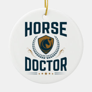 Adorno De Cerámica Médica equino veterinario