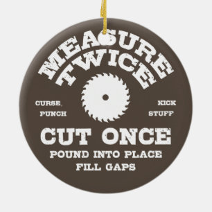 Adorno De Cerámica Medida dos veces IV