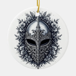 Adorno De Cerámica Medieval Fantasy Helmet Ornament