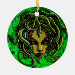 Adorno De Cerámica Medusa