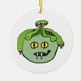 Adorno De Cerámica Medusa