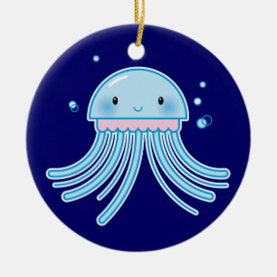 Adorno De Cerámica Medusas de Kawaii