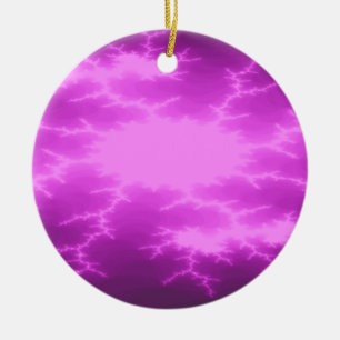 Adorno De Cerámica Mega Lightning Fractal Pendant