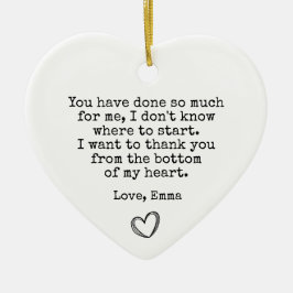 Adorno De Cerámica Mejor Amigo Gracias | Pensar En Ti