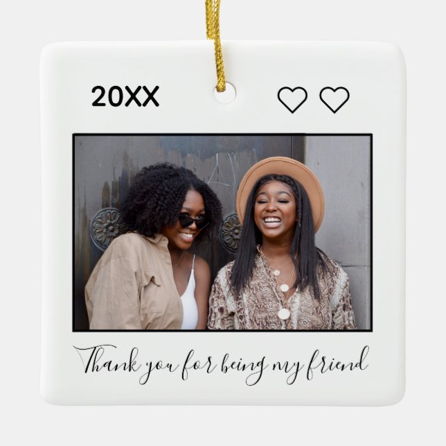 Adorno De Cerámica Mejor Amigos Amistad Hermanas Personalizado Gratit (Anverso)