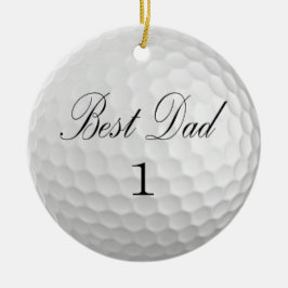 Adorno De Cerámica Mejor Ball de Golf Dad 1