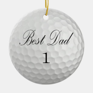 Adorno De Cerámica Mejor Ball de Golf Dad 1