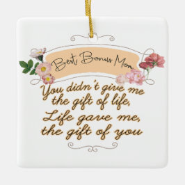 Adorno De Cerámica Mejor Bono Mamá