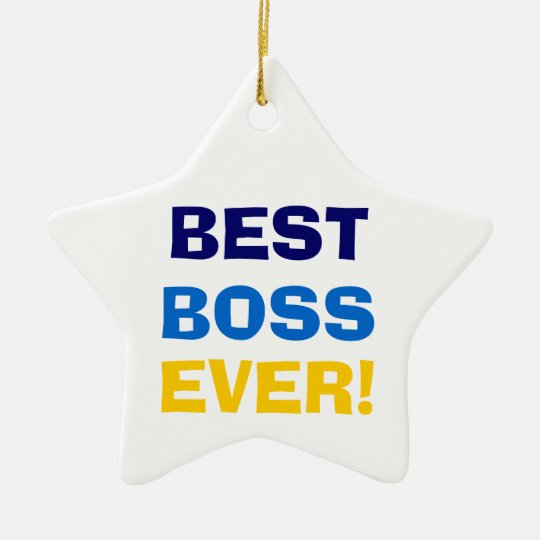 ADORNO DE CERÁMICA ¡MEJOR BOSS NUNCA!