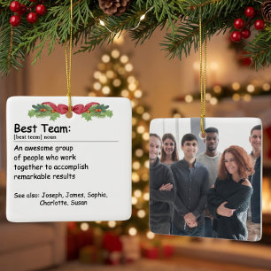Adorno De Cerámica Mejor definición de equipo Foto personalizada