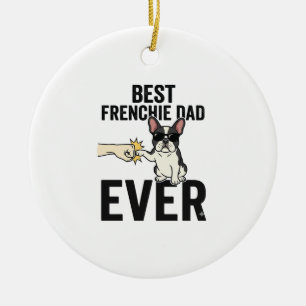 Adorno De Cerámica Mejor diseño de camiseta de bulldog divertido para