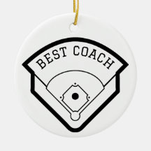 Mejor Gráfica Negra del Campo de Béisbol Coach