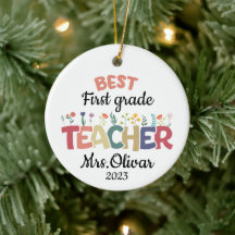 Mejor nombre de profesor personalizado para regalo