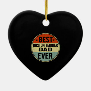 Adorno De Cerámica Mejor padre de Boston jamás estilo retro Guay