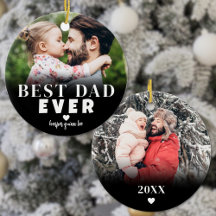 Mejor Papá del Mundo Foto Navidad