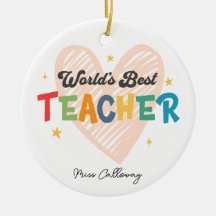 Mejor Profesor del Mundo Personalizado