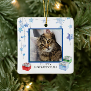 Adorno De Cerámica Mejor regalo de todos, mascota de Navidad