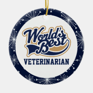 Adorno De Cerámica Mejor regalo veterinario para veterinaria